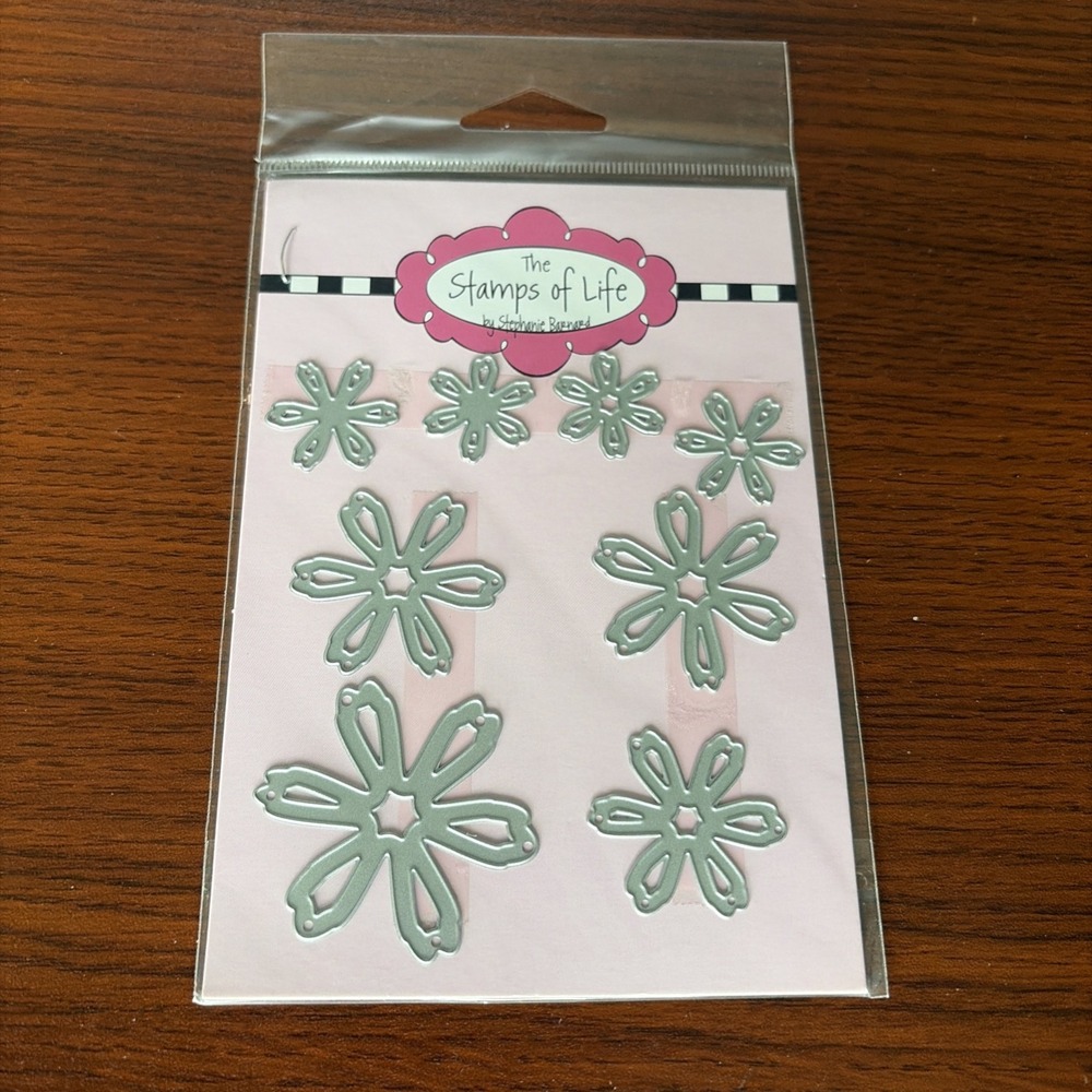 Stamps Of Life Shabby Chic Flowers Die Set New Stephanie Barnard Designs